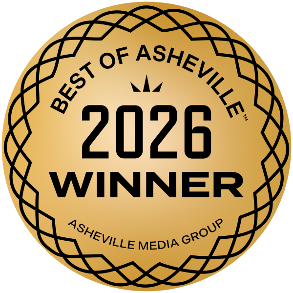 Best of Asheville 2026 winner medallion