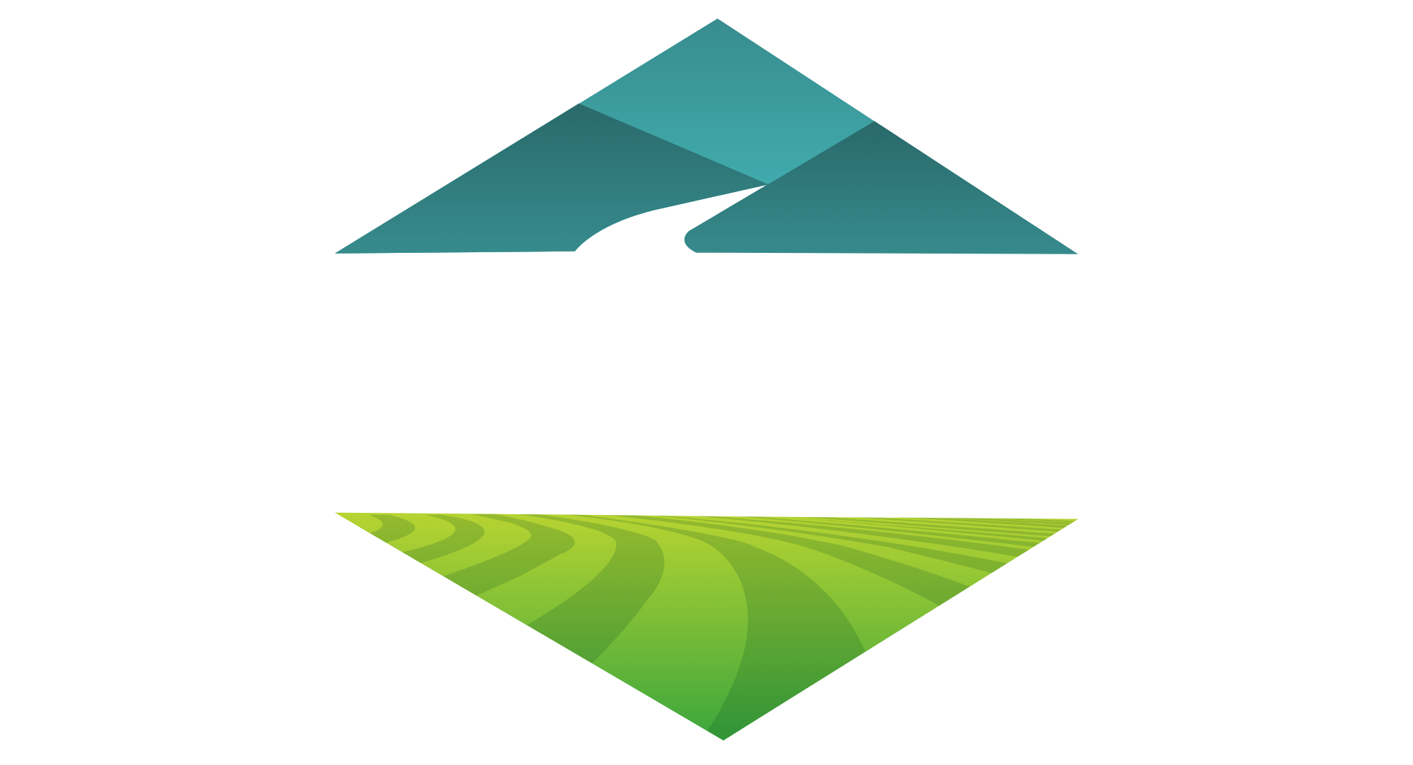 Smith + Lloyd Landscaping and Design logo, white version